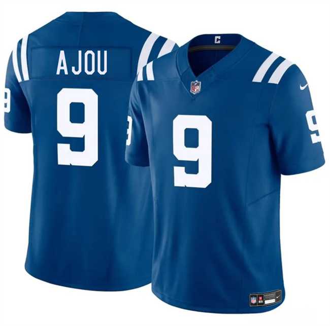 Men & Women & Youth Indianapolis Colts #9 Ajou Ajou Blue 2025 F.U.S.E. Vapor Limited Stitched Jersey->indianapolis colts->NFL Jersey